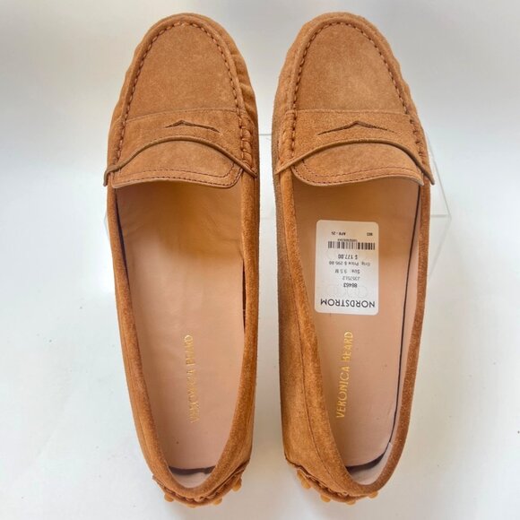 Veronica Beard Jia hazelwood Suede Loafers Women Size 9.5 - Picture 4 of 11